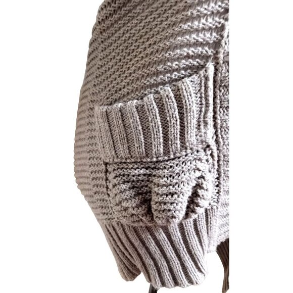 Abercrombie New York Womens Light Brown Short Sleeve Knit Sweater Size Small - Picture 2 of 8